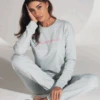 Tuta Donna Cotone Garzato Jadea Home 3150 -Moda Intimo Negozio 3150