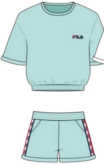 Completo Donna Sport Corto Fila 4088 Outlet 4 Completo Donna Sport Corto Fila 4088 Outlet - immagine 2