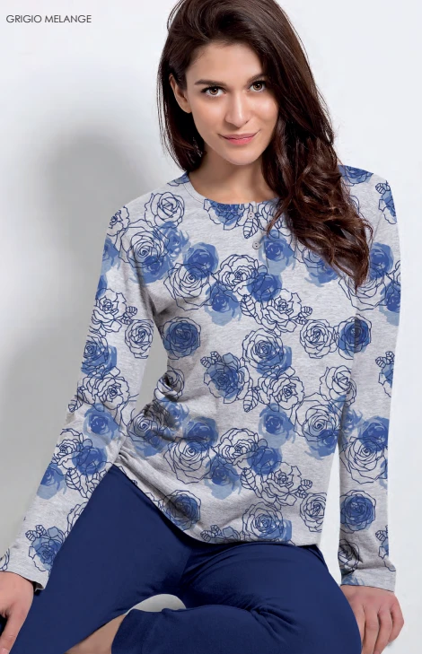Pigiama Donna Lungo 100% Cotone Jersey Il Granchio Lady 417 Special Price 3 Pigiama Donna Lungo 100% Cotone Jersey Il Granchio Lady 417 Special Price