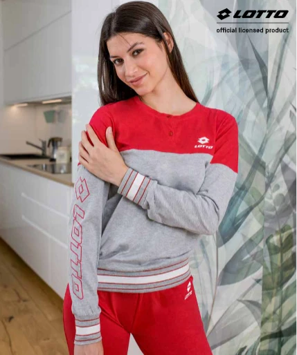 Pigiama Donna Cotone Jersey Lotto 5133 Outlet 3 Pigiama Donna Cotone Jersey Lotto 5133 Outlet