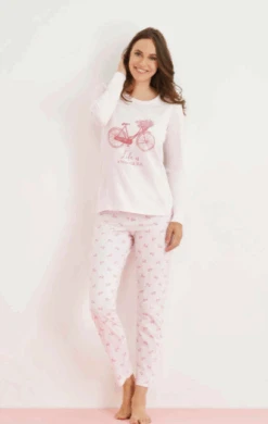 Pigiama Donna Cotone Jersey Enrico Coveri 5176 Outlet