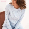 Pigiama Donna Cotone Jersey Enrico Coveri 5201 Outlet -Moda Intimo Negozio 5201
