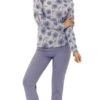 Pigiama Donna 100% Caldo Cotone Il Granchio 6003 -Moda Intimo Negozio 6003 a 1
