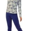 Pigiama Donna 100% Caldo Cotone Il Granchio 6007 -Moda Intimo Negozio 6007 azz 5 1