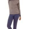 Pigiama Donna Cotone Felpato Punto Milano Il Granchio 6009 2 Pigiama Donna Cotone Felpato Punto Milano Il Granchio 6009 -Moda Intimo Negozio 6008 b