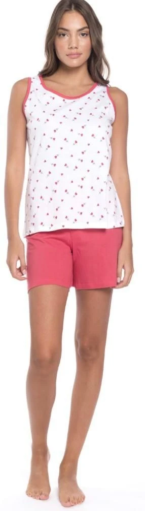 Pigiama Donna Canottiera Calibrato 100% Cotone Karelpiu' 8314 3 Pigiama Donna Canottiera Calibrato 100% Cotone Karelpiu' 8314