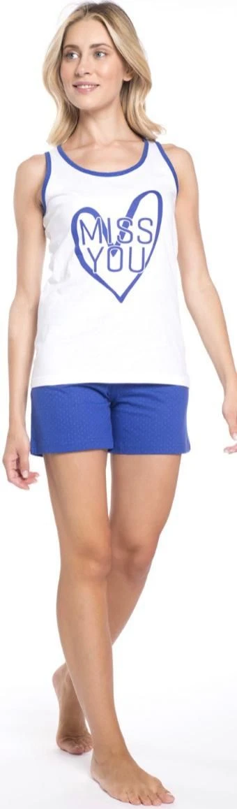 Pigiama Donna Canottiera 100% Cotone Karelpiu' 8326 3 Pigiama Donna Canottiera 100% Cotone Karelpiu' 8326