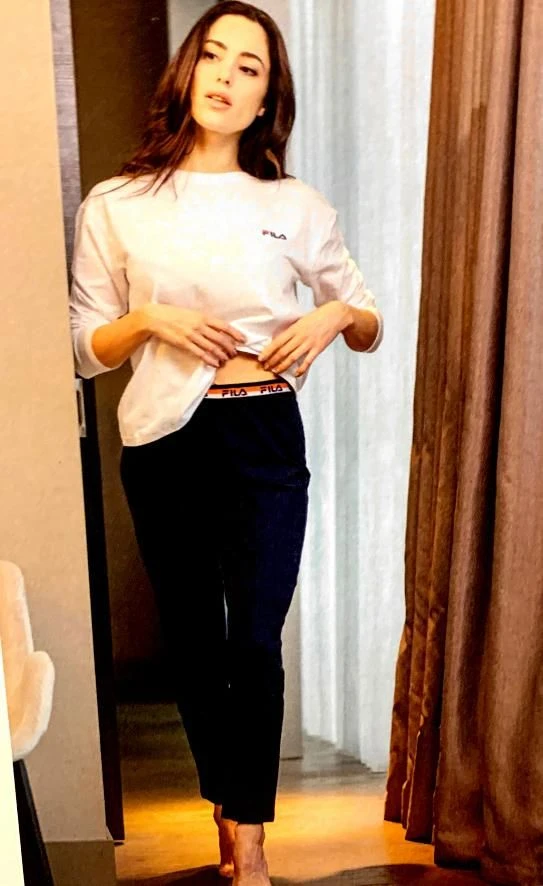 Pigiama Donna Cotone Caldo Invernale Fila 4073 5 Pigiama Donna Cotone Caldo Invernale Fila 4073 - immagine 3