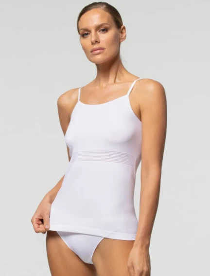 Canottiera Donna Spalla Stretta Microfibra Seamless Pompea 3 Canottiera Donna Spalla Stretta Microfibra Seamless Pompea