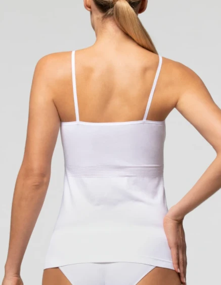 Canottiera Donna Spalla Stretta Microfibra Seamless Pompea 4 Canottiera Donna Spalla Stretta Microfibra Seamless Pompea - immagine 2