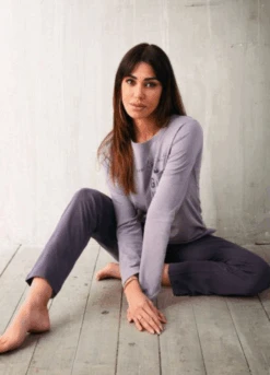 Pigiama Donna Cotone Caldo Jadea Home 5164 -Moda Intimo Negozio dddd 1