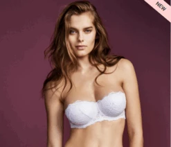 Reggiseno Balconcino Imbottito Fascia Pizzo Coppa C Lormar Frizzante -Moda Intimo Negozio fasciafre 1