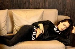 Tuta Donna Sportiva Fila 4064 Cotone Felpato -Moda Intimo Negozio hhh