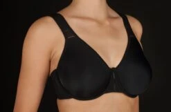 Reggiseno RiIducente Con Ferretto Senza Imbottitura Coppa D-E Selene Art. Lorea -Moda Intimo Negozio lorea negro 17w6356