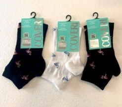 Enrico Coveri Calzino Donna Corto Cotone Mercerizzato Coveri Papaya 215