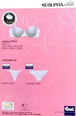 Reggiseno Balconcino Comet Art.Paola Fine Serie -Moda Intimo Negozio photo 2018 08 29 16 08 56