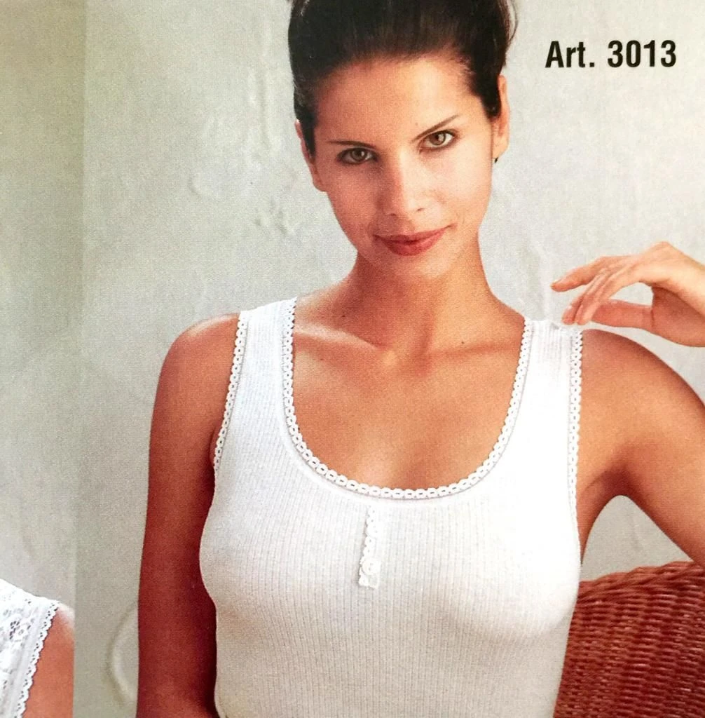 Canottiera Donna Spalla Larga Cotone 100% Ciesseti 3013 Fine Serie 3 Canottiera Donna Spalla Larga Cotone 100% Ciesseti 3013 Fine Serie