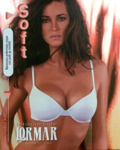 Reggiseno Balconcino Push Up Liscio Microfibra Lormar Soft Outlet