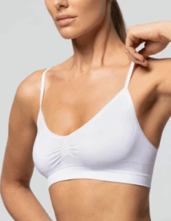 Brassiere Spalla Stretta Microfibra Seamless Pompea