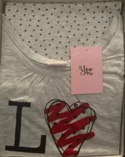 Pigiama Donna Corto Canottiera You And Me 103 -Moda Intimo Negozio thumbnail photo 2020 05 20 16 05 19