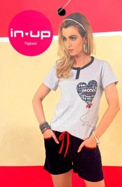 Pigiama Donna Corto In-up By Nottingham 22851