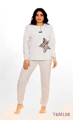 Pigiama Donna Cotone Interlock Invernale You&Me 158 Special Price