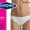 Slip Donna Vita Bassa Microfibra Feeling Touch Pompea -Moda Intimo Negozio vita b